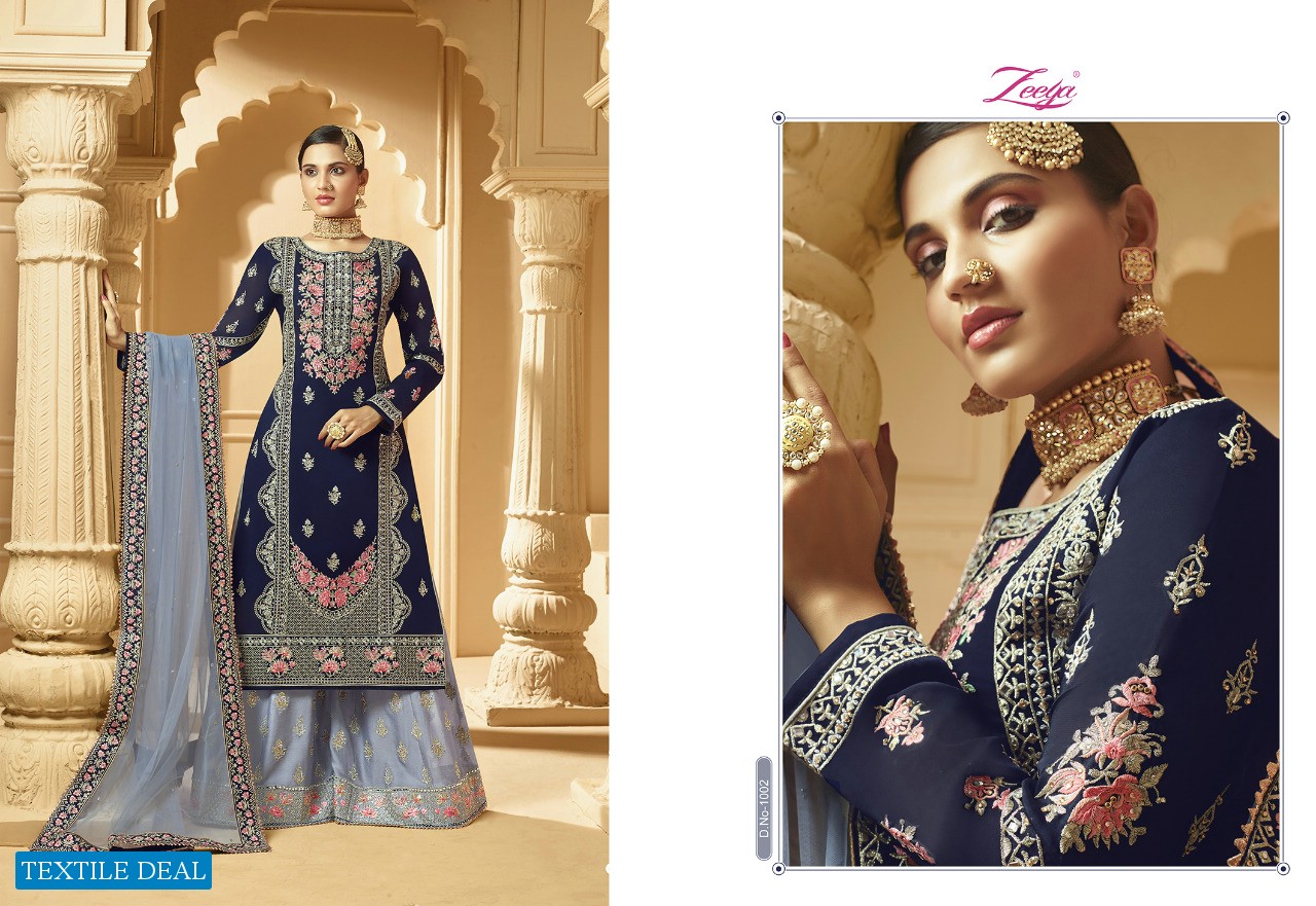 Zeeya Sufi Wholesale Party-wear Salwar Suits Shopping Online