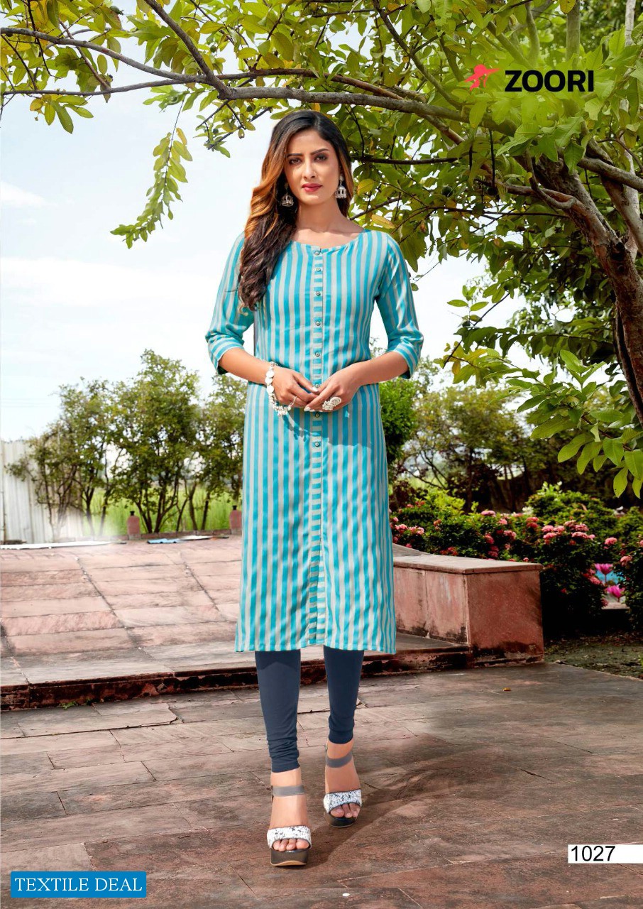 Zoori Akshara Vol-3 Wholesale Reyon Kurti Long Kurtis