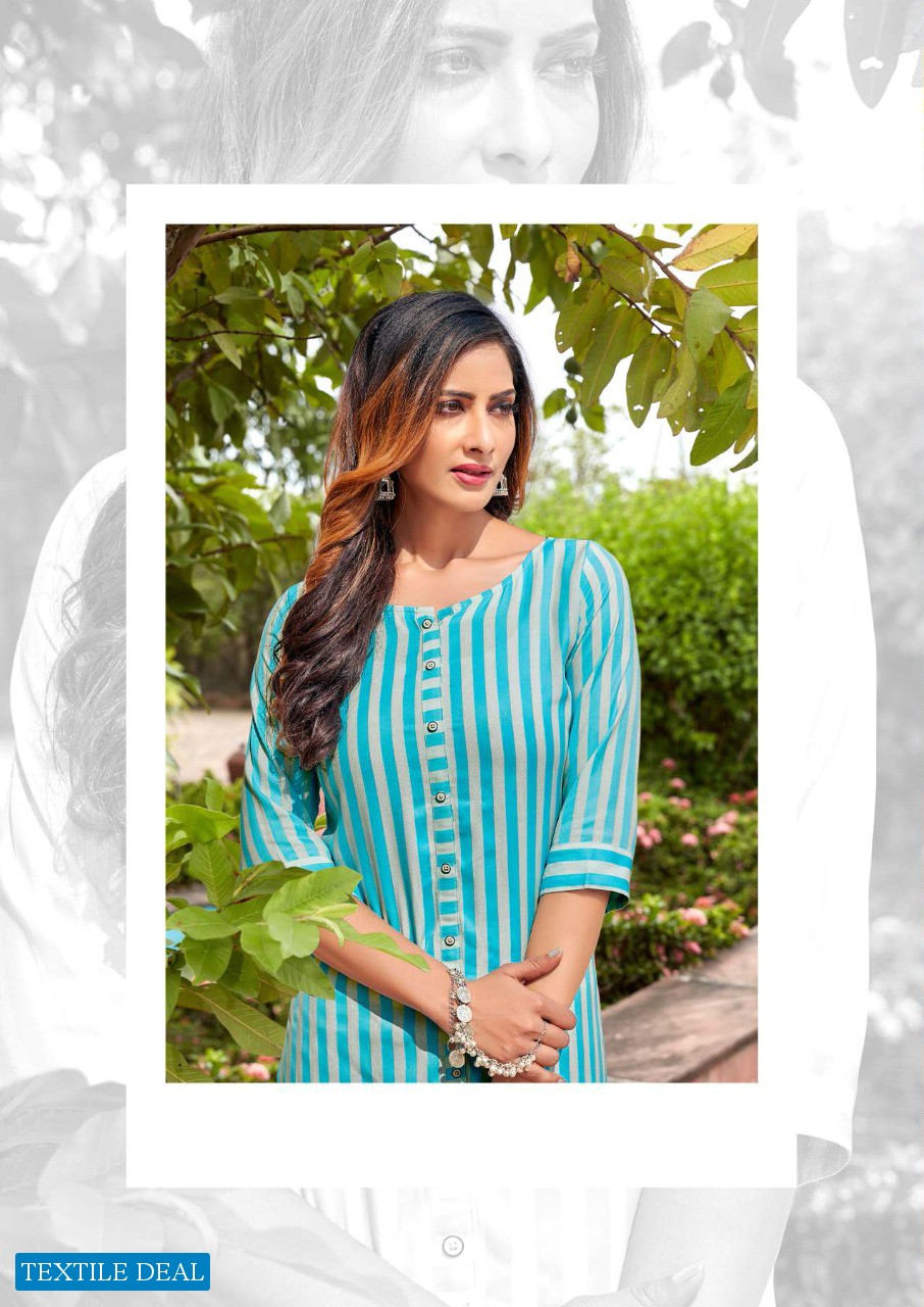 Zoori Akshara Vol-3 Wholesale Reyon Kurti Long Kurtis