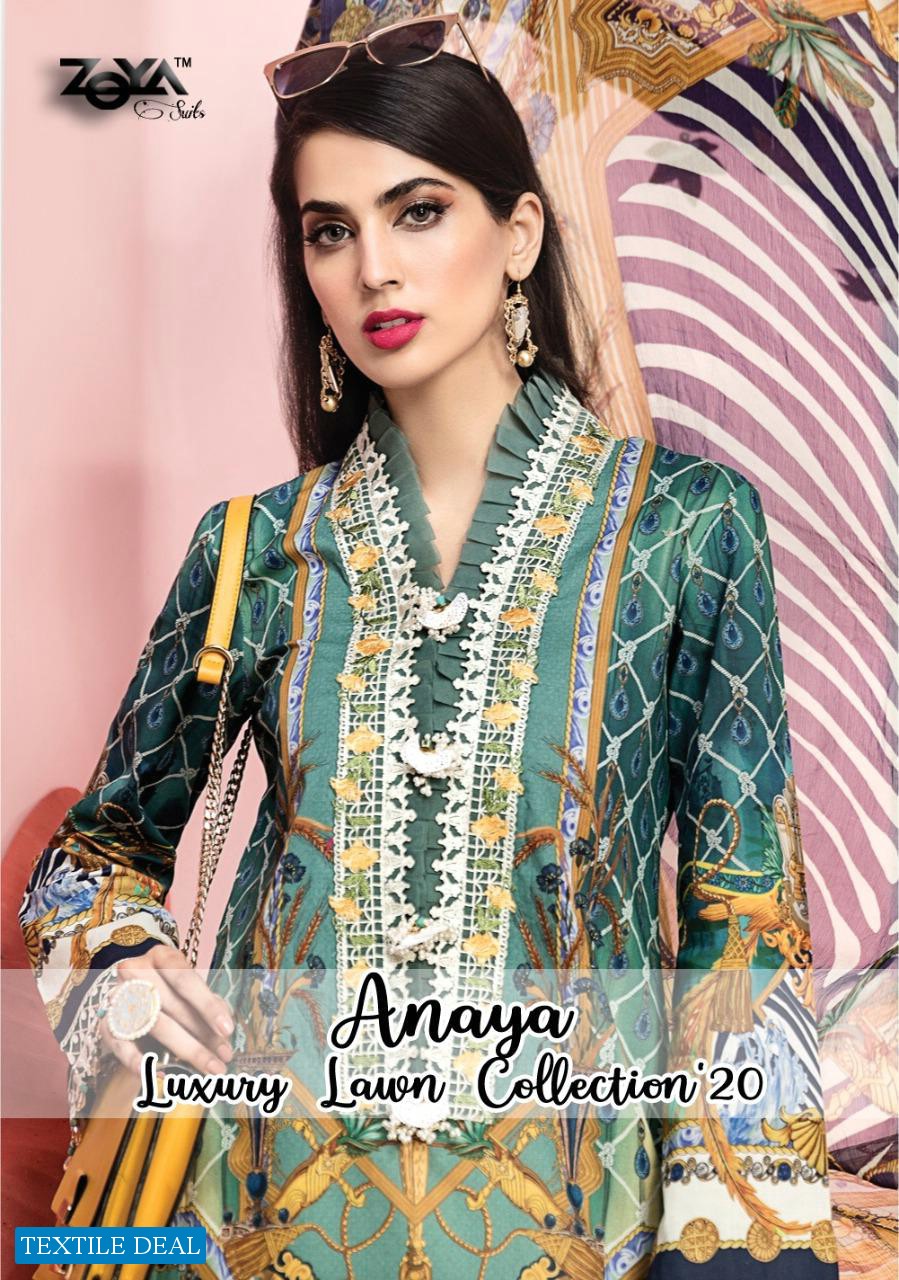 Zoya Anaya Luxury Lawn Collection 2020 Wholesale Pakistani Collection