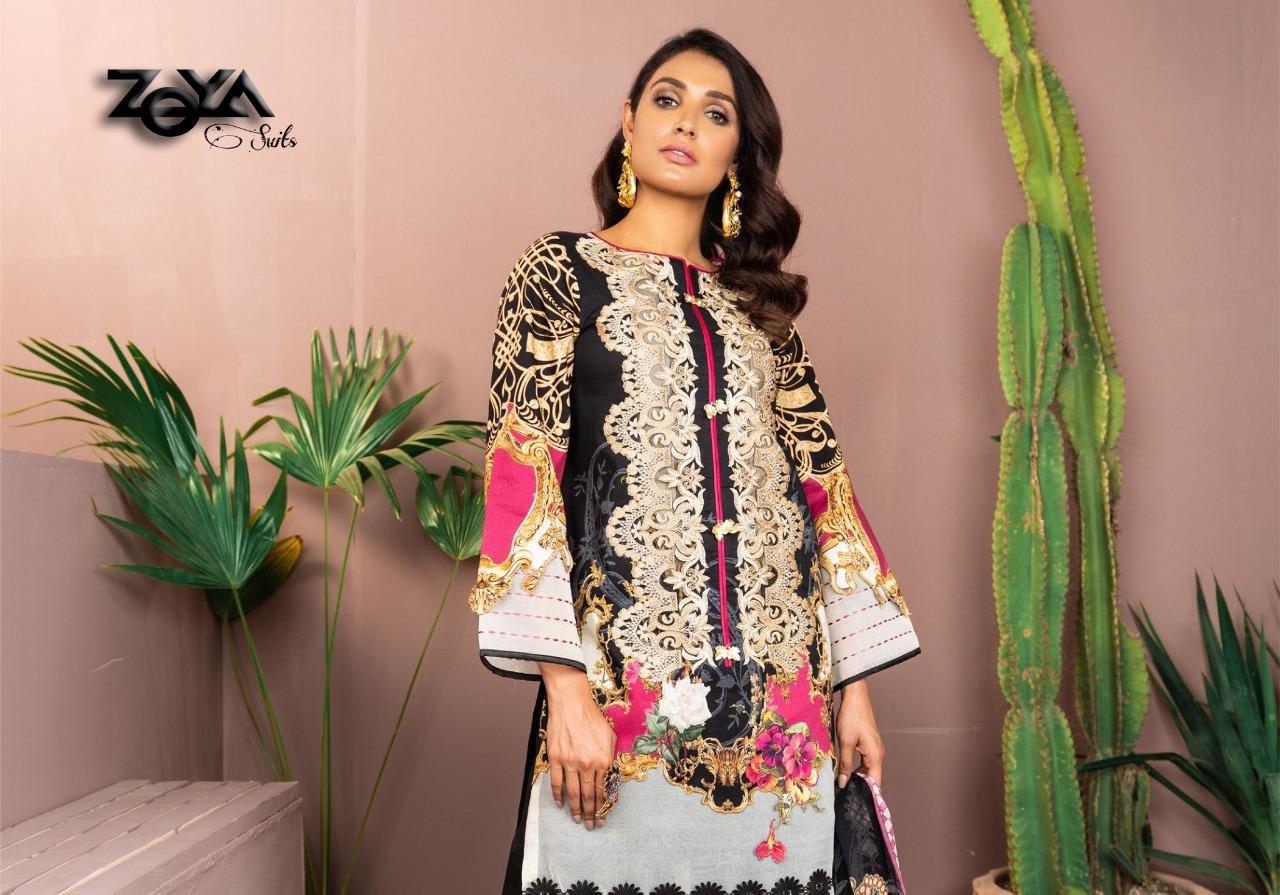 Zoya Firdous Lawn Collection 20 Wholesale Pakistani Ladies Suits