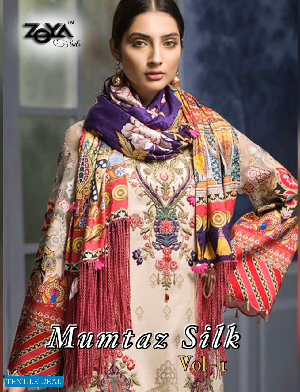 Zeya Mumtaz Silk Touch Wholesale Shopping Dress Material