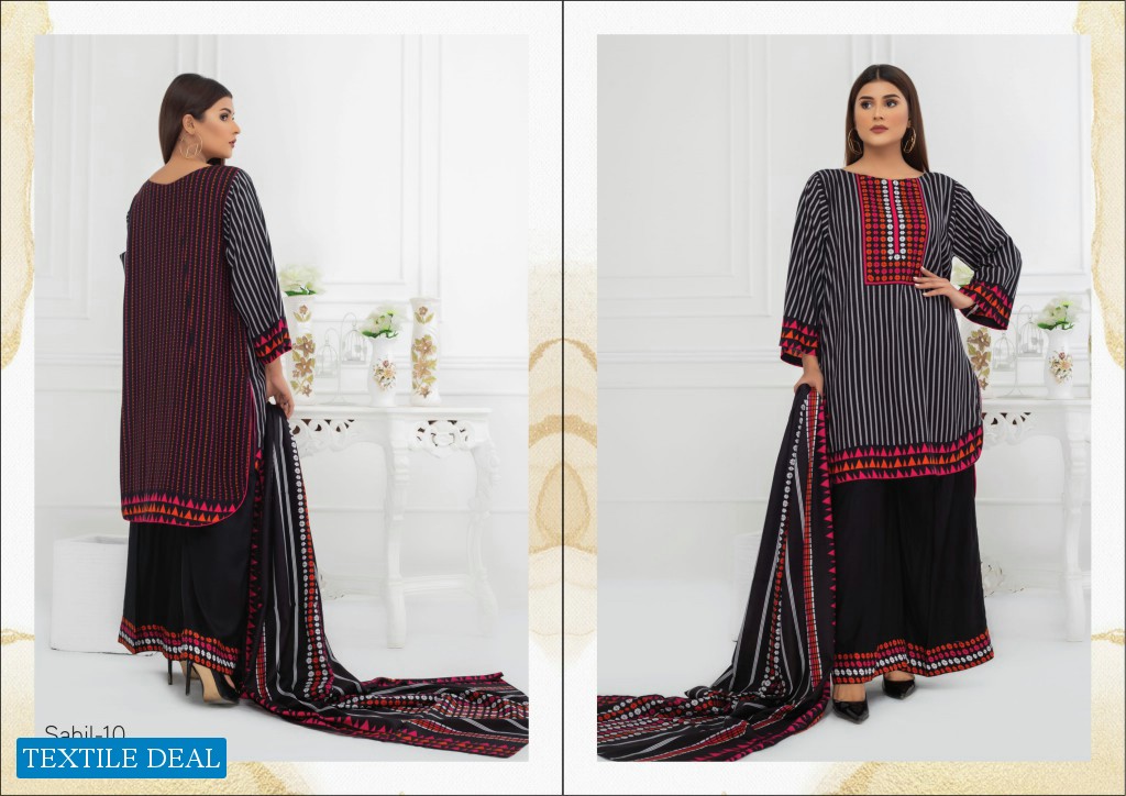 Zs Sahil Linen Vol-2 Wholesale Linen Pakistani Dress