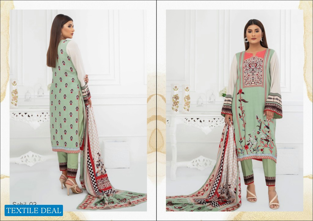 Zs Sahil Linen Vol-2 Wholesale Linen Pakistani Dress