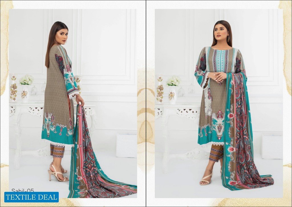 Zs Sahil Linen Vol-2 Wholesale Linen Pakistani Dress
