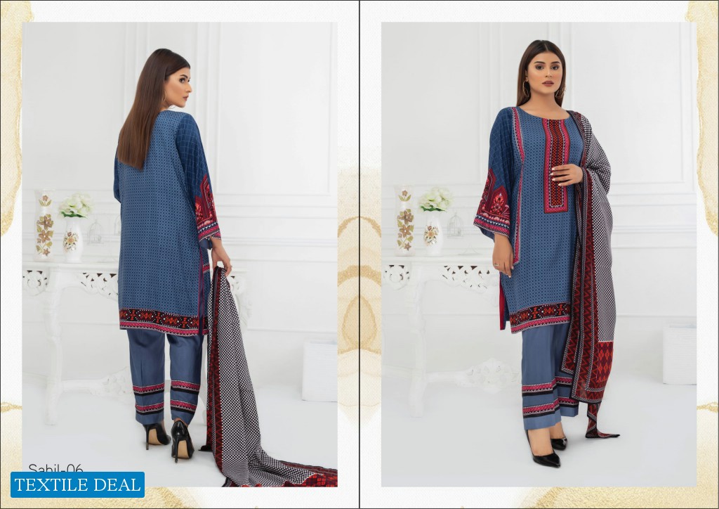 Zs Sahil Linen Vol-2 Wholesale Linen Pakistani Dress