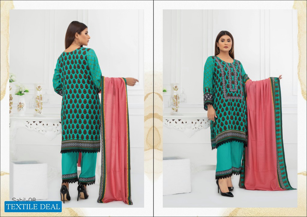 Zs Sahil Linen Vol-2 Wholesale Linen Pakistani Dress