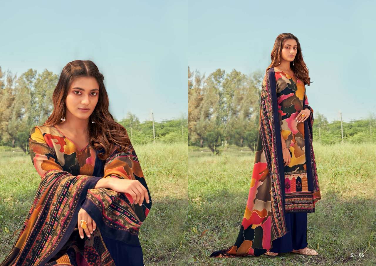 Zulfat Winter Fantasy Vol-4 Wholesale Pashmina Dress Material