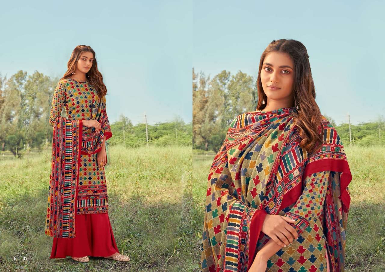 Zulfat Winter Fantasy Vol-4 Wholesale Pashmina Dress Material