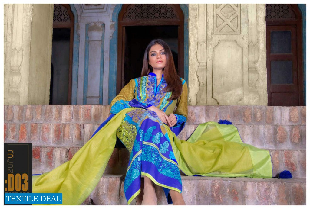 Zunn Montage Wholesale Pakistani Branded Salwar Kameez