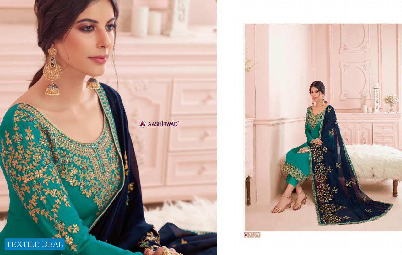 aashirwad Nirva Wholesale Festive Straight Salwar Kameez