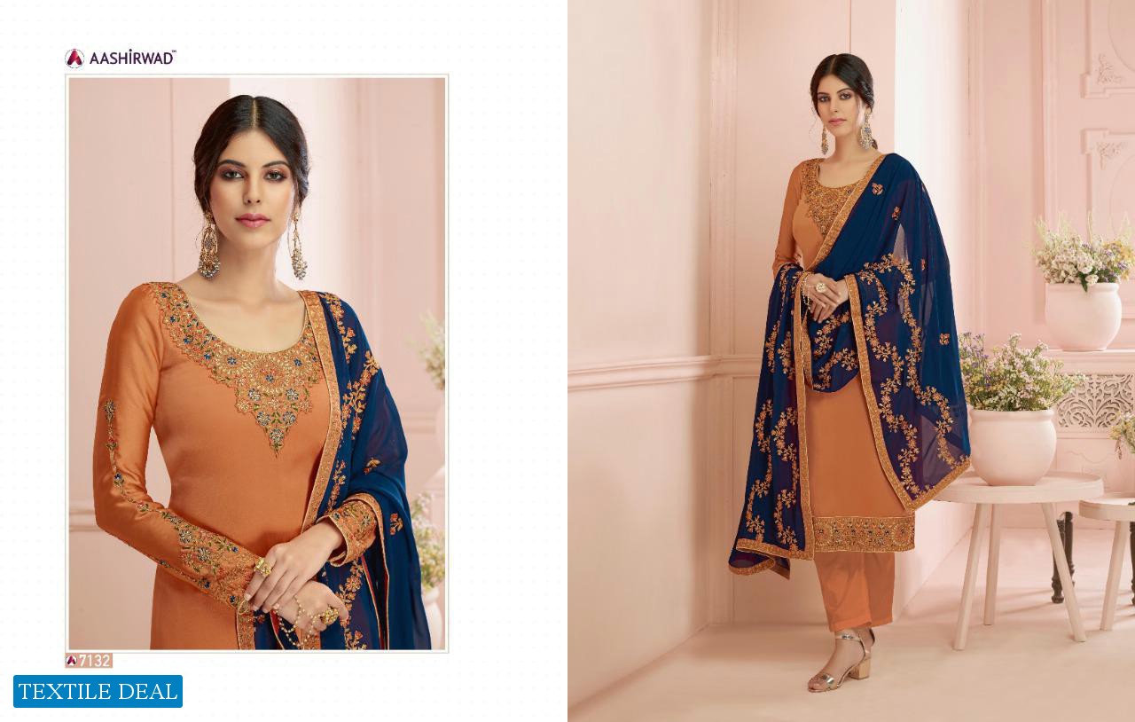 aashirwad Nirva Wholesale Festive Straight Salwar Kameez