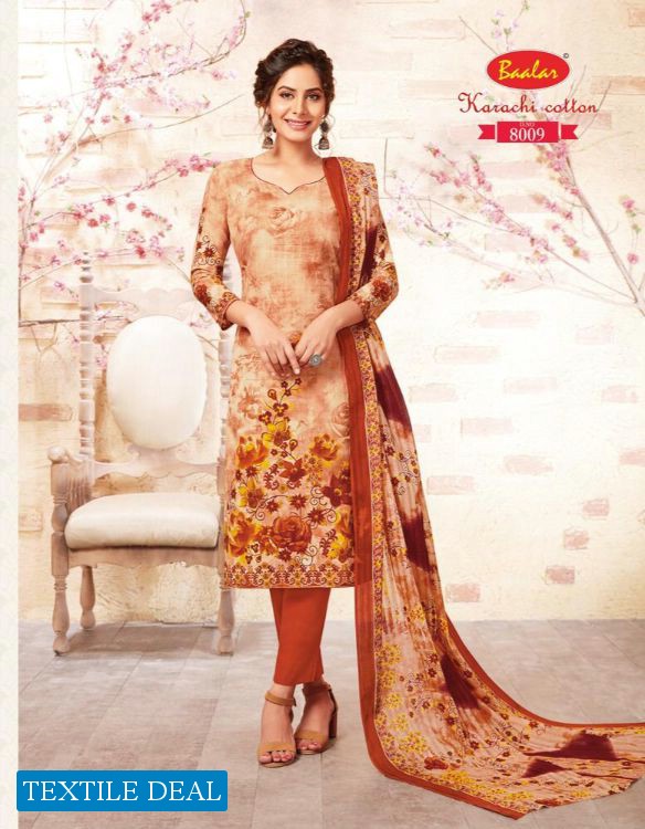 baalar karachi Cotton Vol-8 Wholesaler of Dress material
