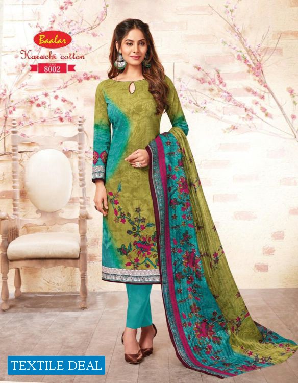 baalar karachi Cotton Vol-8 Wholesaler of Dress material