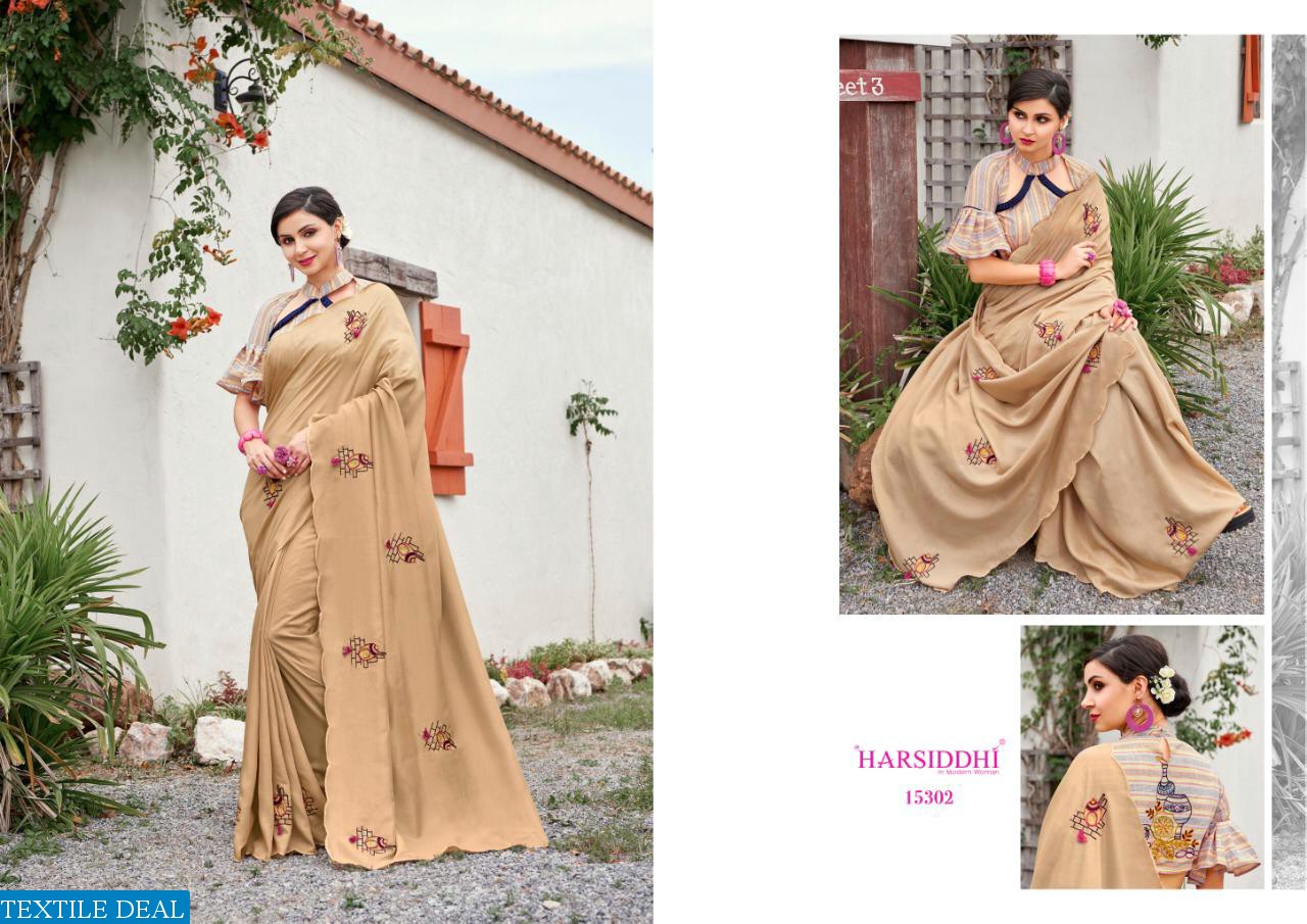 harsiddhi Grishma Wholesale Embroidered Ethnic Saree