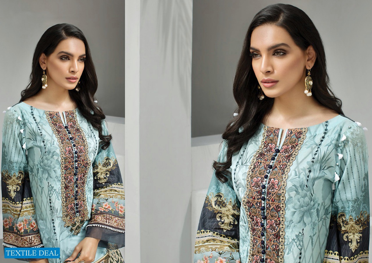 iris Vol-2 Wholesale Printed Lawn Dress Material