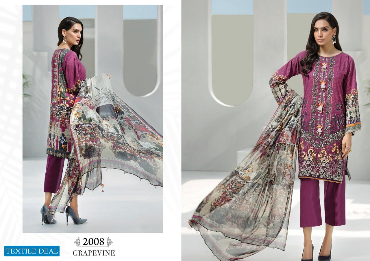 iris Vol-2 Wholesale Printed Lawn Dress Material