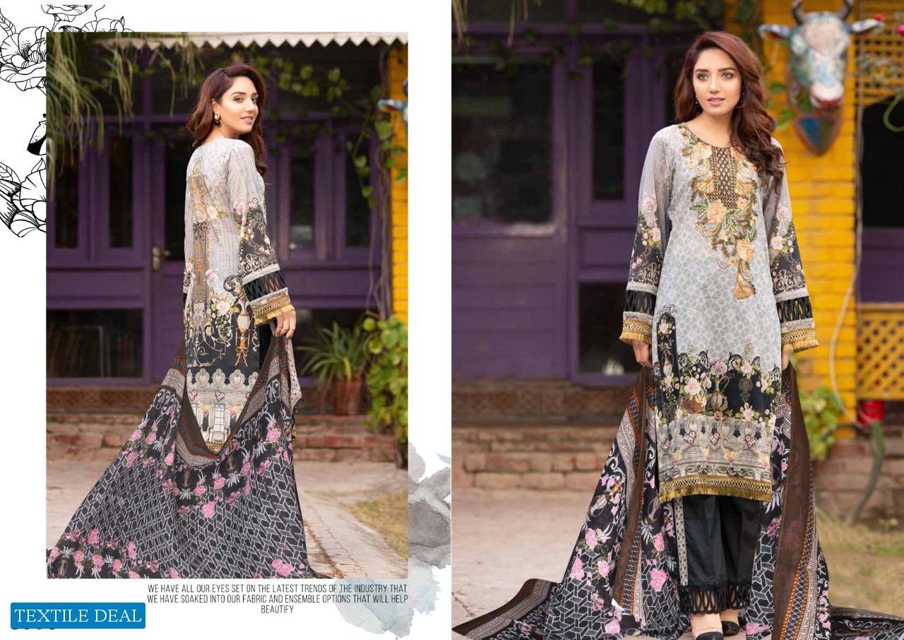 iris Vol-5 wholesale Lawn Printed Dress Material