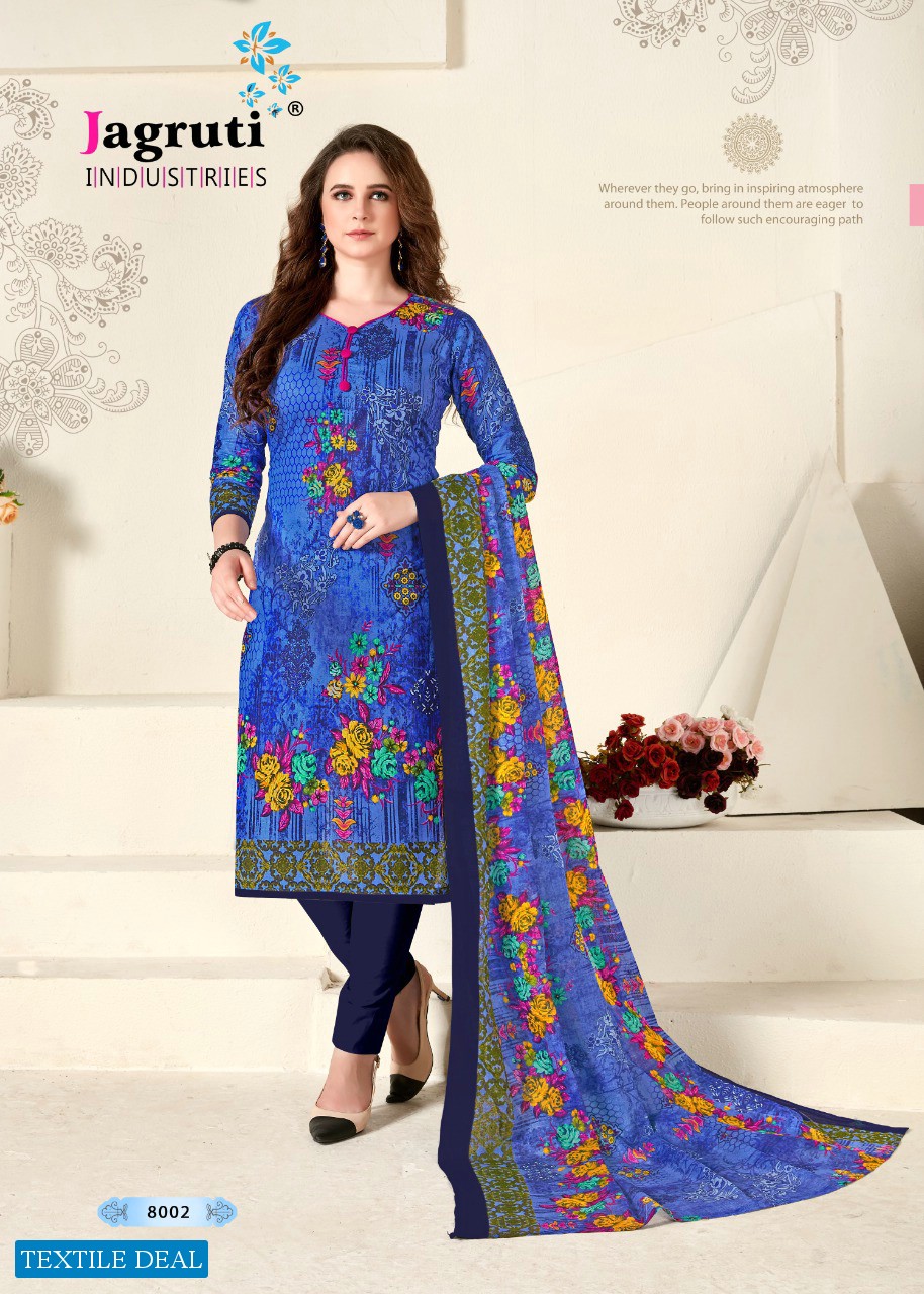 jagruti Nargis Vol-8 Wholesale Printed Dress material