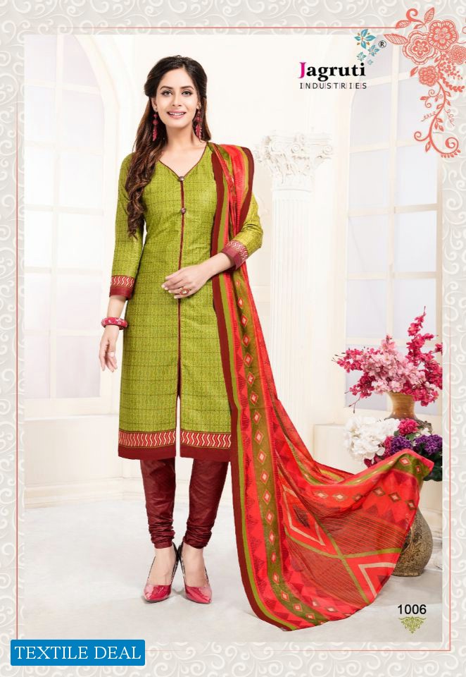 jagruti ladli Vol-6 Wholesale Shopping Printed Dress Material