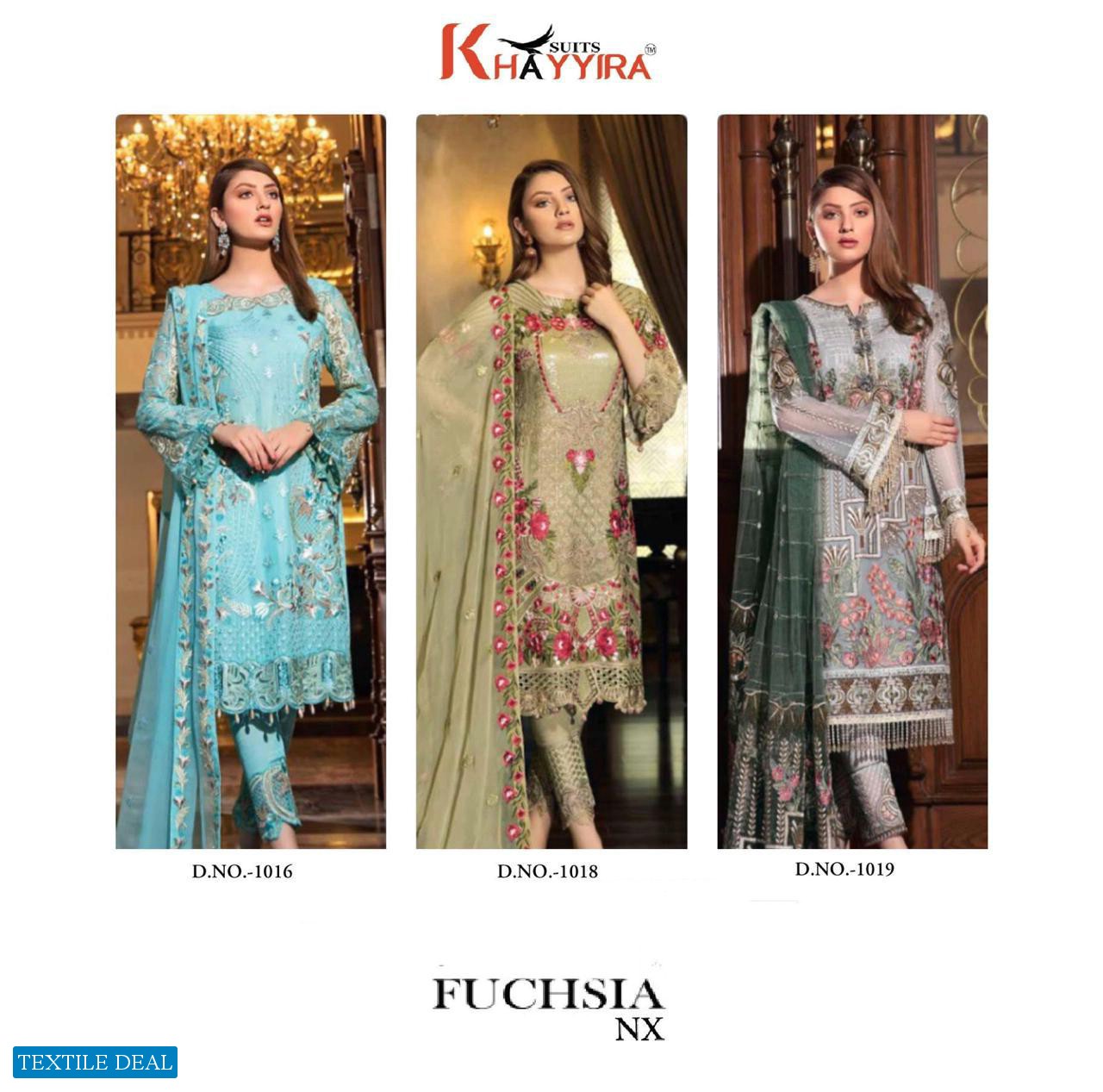 khayyira Fuchsia Nx Pakistani Concept Catalog