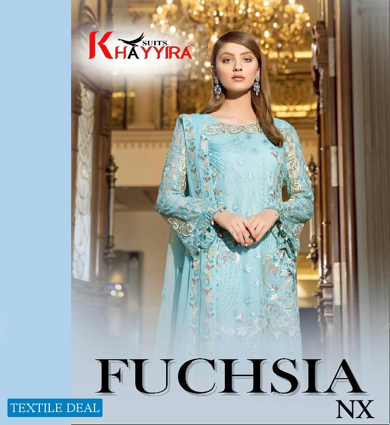 khayyira Fuchsia Nx Pakistani Concept Catalog