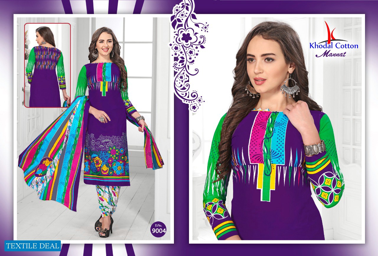 khodal Cotton Mannat Vol-1 Wholesale printed Dress material
