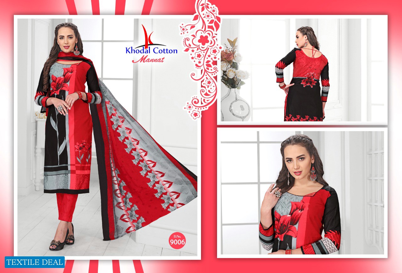 khodal Cotton Mannat Vol-1 Wholesale printed Dress material
