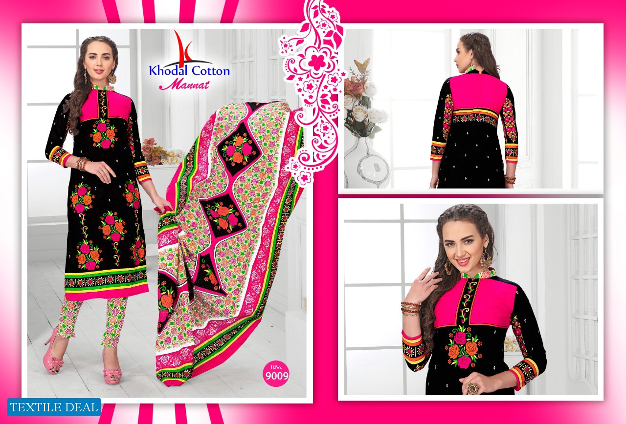 khodal Cotton Mannat Vol-1 Wholesale printed Dress material