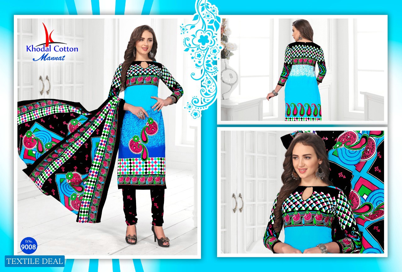 khodal Cotton Mannat Vol-1 Wholesale printed Dress material