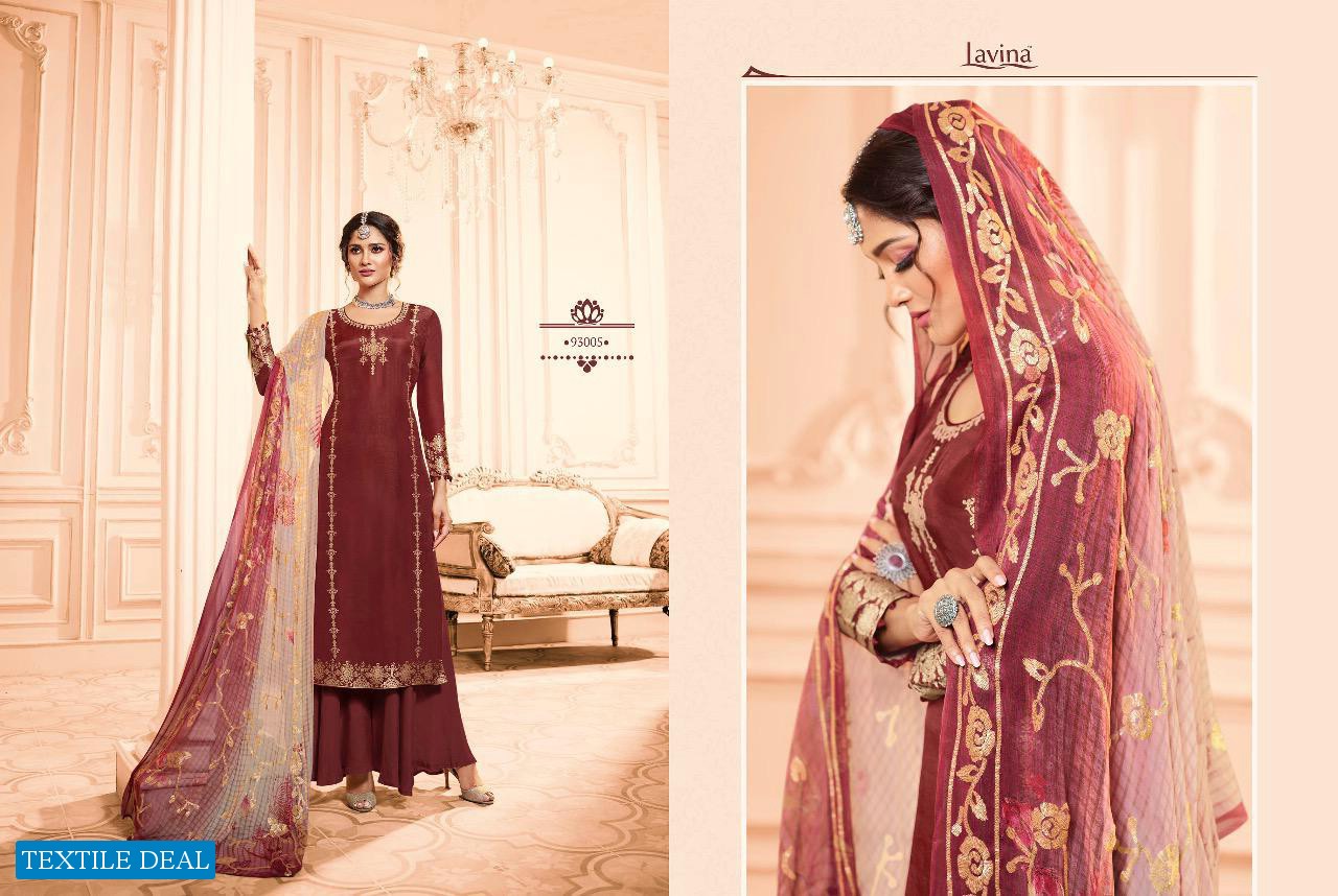 lavina Vol-93 Wholesale Pure Dola jacquard Salwar Kameez