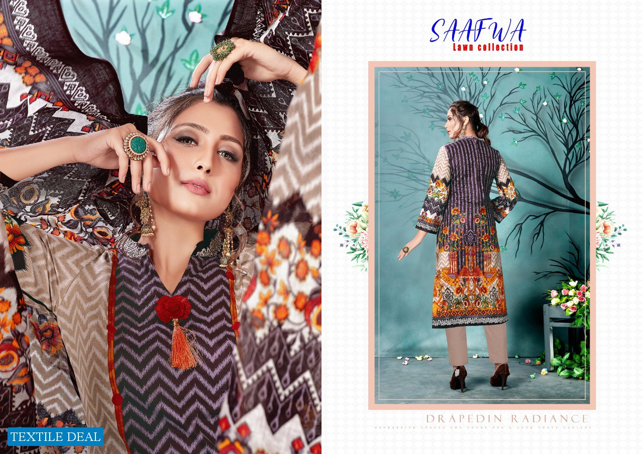 madhav Saafwa Wholesale Shopping Pure lawn Dress Material