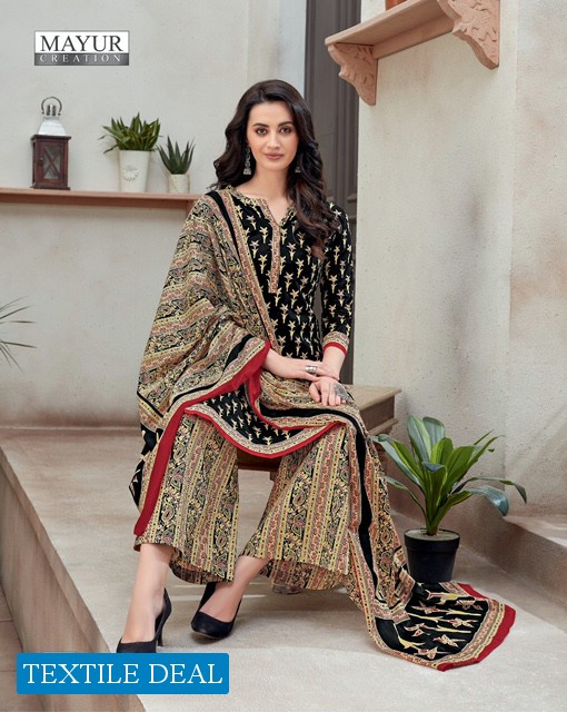 mayur khushi vol-54 Wholesale cotton printed Dress material