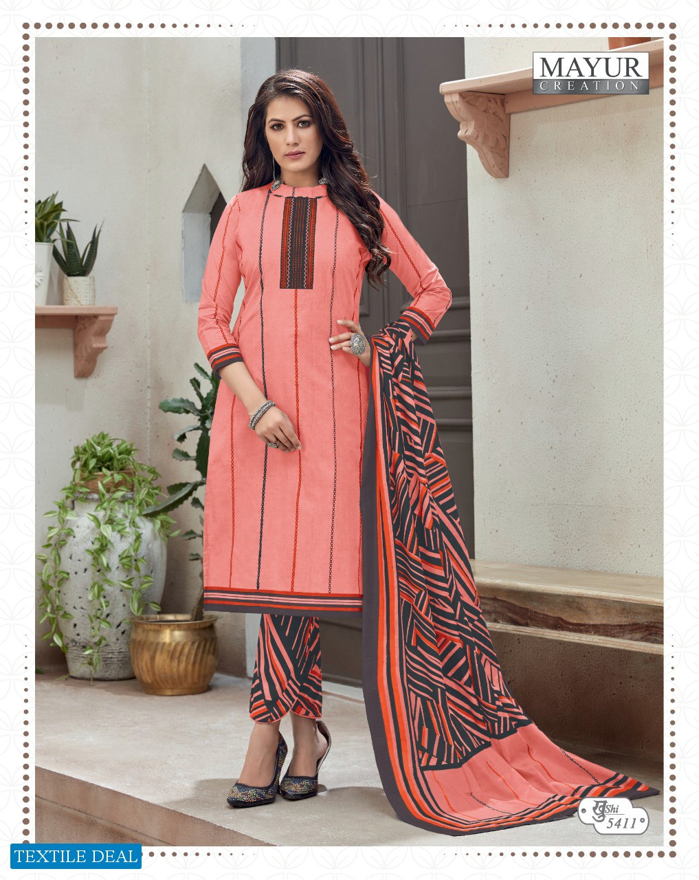 mayur khushi vol-54 Wholesale cotton printed Dress material