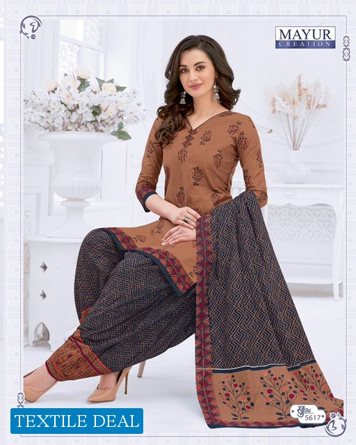 mayur khushi vol-56 Wholesale cotton printed Dress material