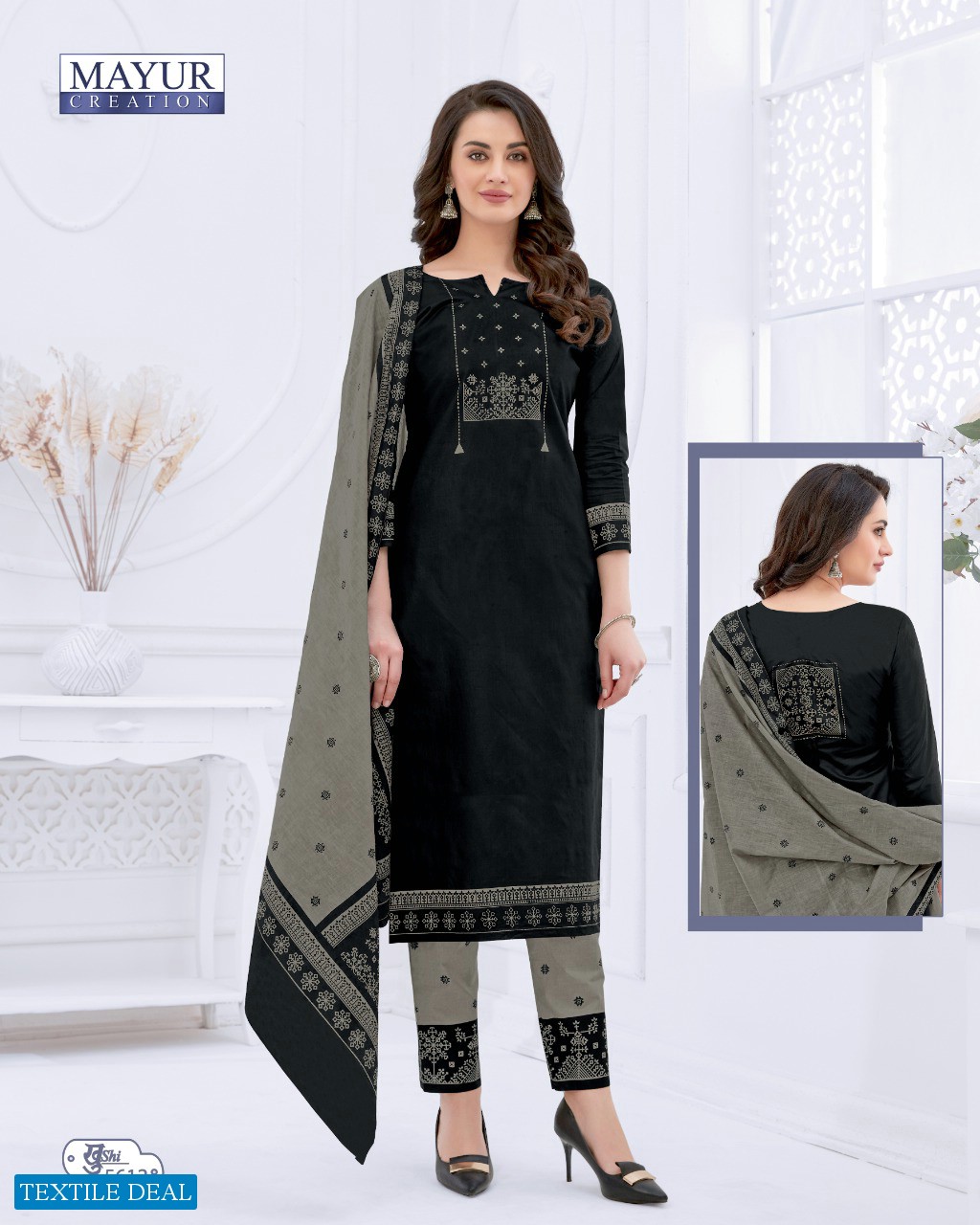 mayur khushi vol-56 Wholesale cotton printed Dress material