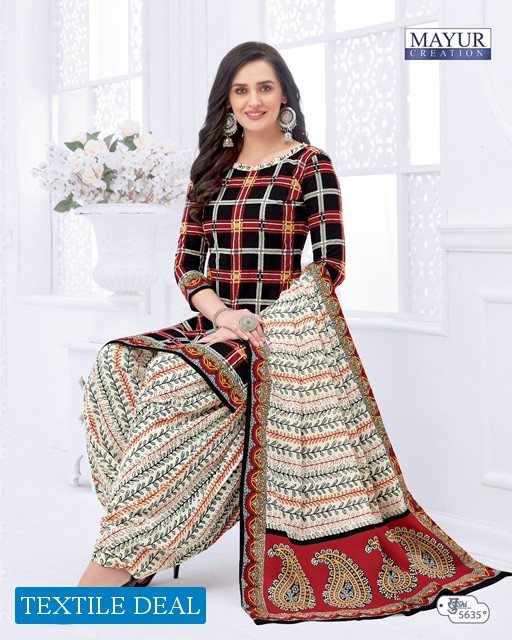 mayur khushi vol-56 Wholesale cotton printed Dress material