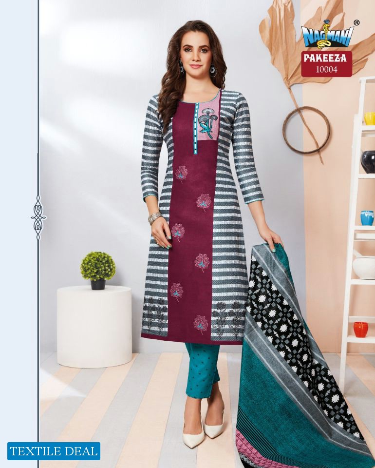 nagmani Pakeeza Vol-10 Wholesale Shopping Formal Woman Dress Material