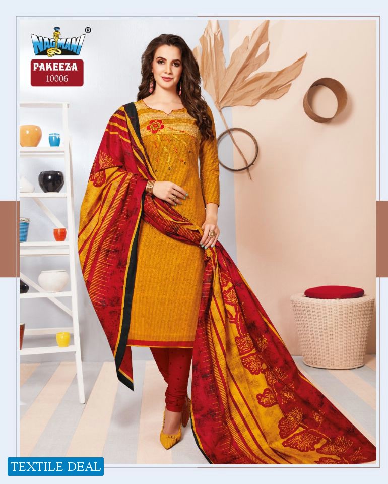 nagmani Pakeeza Vol-10 Wholesale Shopping Formal Woman Dress Material