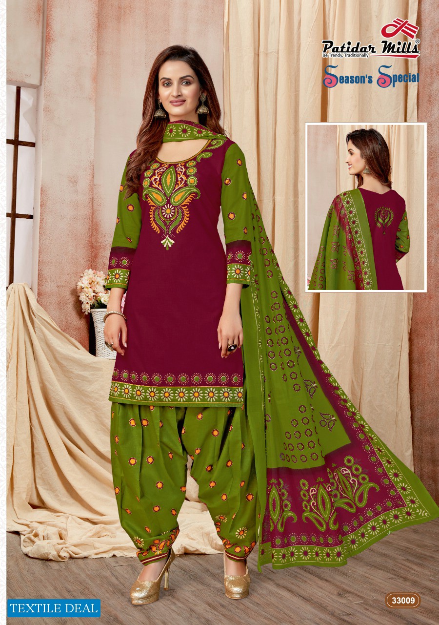patidar Season Special Vol-33 Wholesale Printed Dress Material